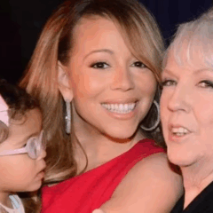 Mariah com a mãe e sua filha. Foto: Instagram