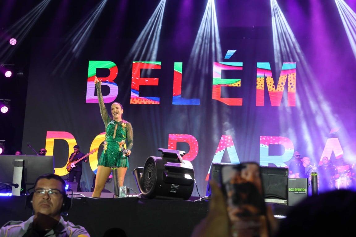 Ivete Sangalo canta, protesta e celebra cultura paraense em show gratuito em Belém