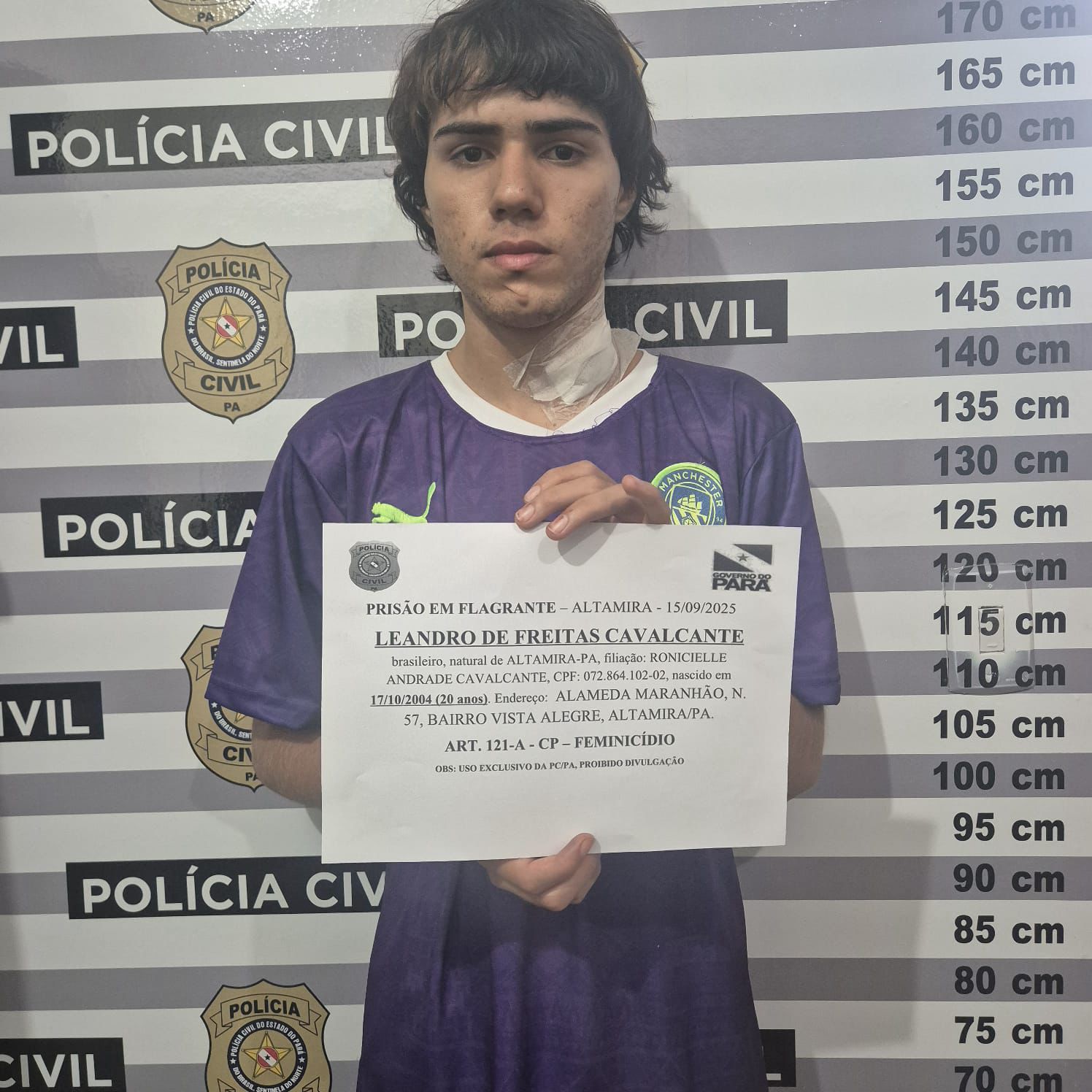 Homem é preso por feminicídio após não aceitar gravidez da companheira
