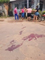 Ocorrência foi registrada em Itaituba; suspeito avançou contra o PM e foi contido com tiros na perna.