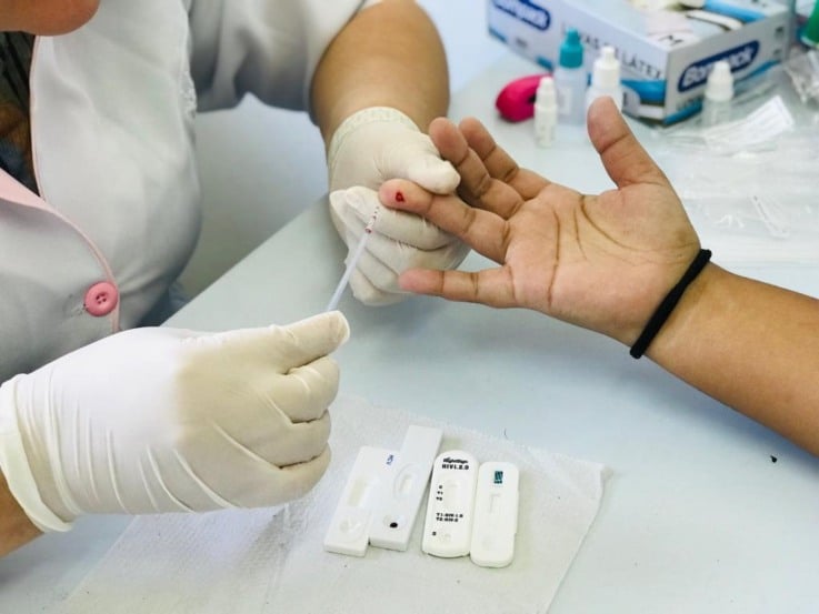 Ação terá realização de testes rápidos para HIV, sífilis e hepatites B e C. Foto: Divulgação