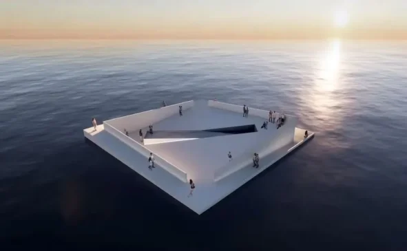 COP30 terá praça flutuante e projeto será apresentado na Bienal de Arquitetura de Veneza • Divulgação/ Carlo Ratti Associati