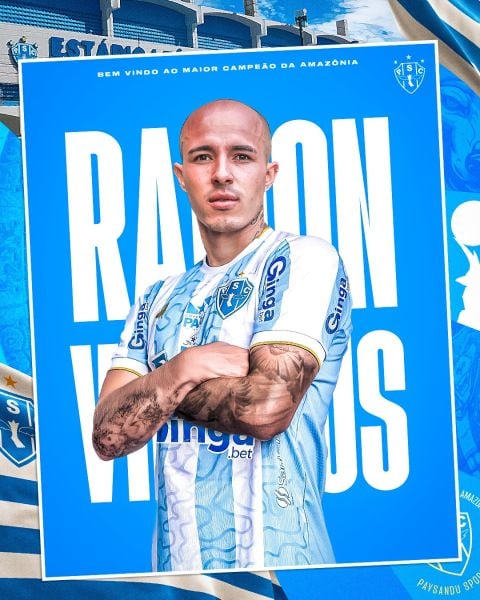 O jogador já teve seu registro publicado no Boletim Informativo Diário (BID) da Confederação Brasileira de Futebol (CBF) e está apto para estrear pelo clube.