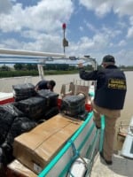 PF age contra contrabando no Pará e apreende barco lotado de produtos ilegais