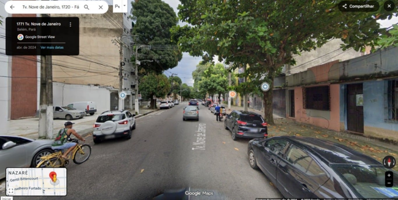 . A sede principal passou para a travessa Nove de Janeiro, nº 1720, entre as avenidas Gentil Bittencourt e Conselheiro Furtado. Foto: Google/Reprodução