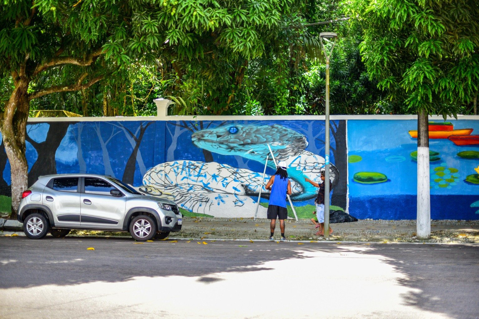  A partir das 9h, a Avenida Magalhães Barata se transforma em palco para a inauguração dos 19 murais inéditos produzidos por artistas e coletivos visuais