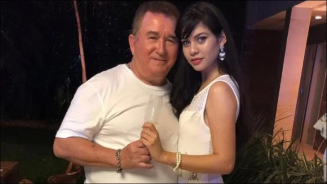 Amado Batista e Layza Felizardo. Foto: Reprodução Internet