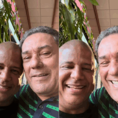 Dezoito anos depois de um desentendimento que marcou a televisão esportiva, Marcelinho Carioca e Vanderlei Luxemburgo reencontraram-se em São Paulo