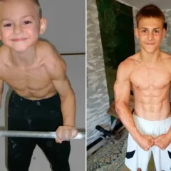  Giuliano Stroe antes e depois. Foto: Divulgação