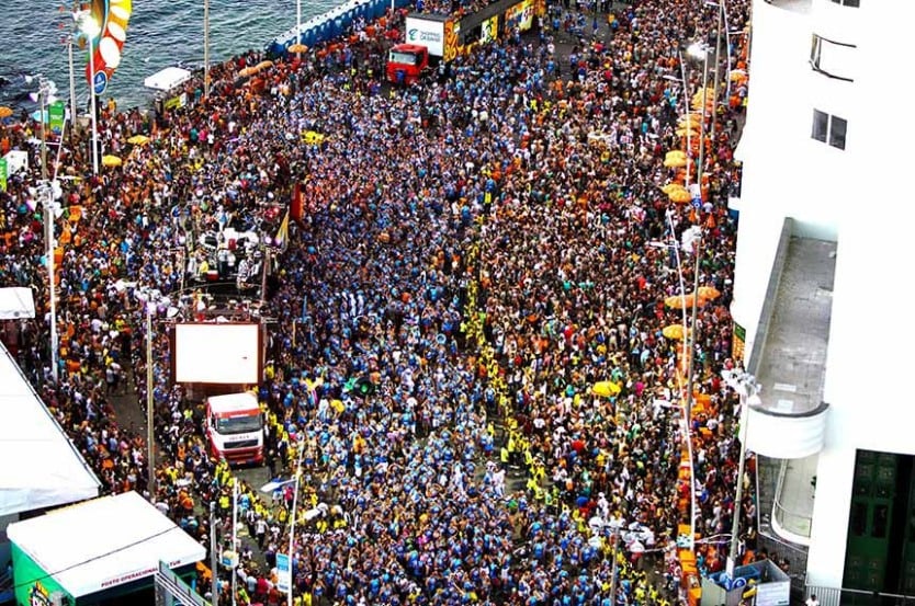 A capital baiana recebeu 1,2 milhão de turistas em 2025 durante a semana do evento, segundo a Prefeitura do município. Foto: Divulgação