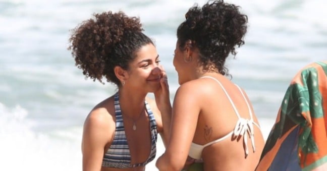 Maria de Fátima (Bella Campos) e Ana Clara (Samantha Jones). Foto: Divulgação
