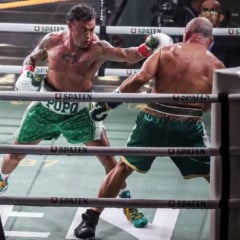 Popó vence Wanderlei por desclassificação — Foto: William Lucas e Gaspar Nóbrega/Inovafoto


