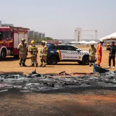 Polícia prende suspeito de incendiar banheiros químicos na Esplanada Foto: Joédson Alves/Agência Brasil