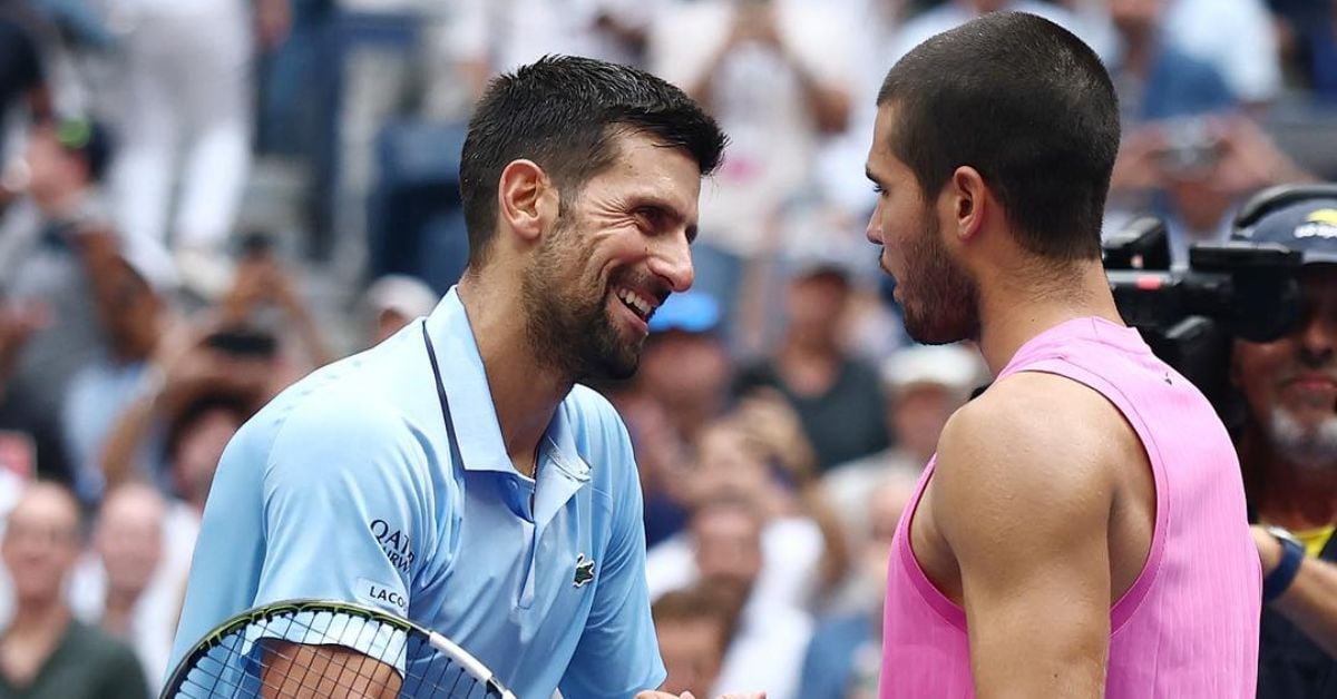 Sem perder sets, Alcaraz elimina Djokovic e vai à final do US Open