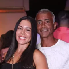 Alycia Gomes e Romário. Foto: Divulgação