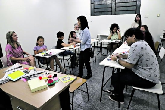 Oficinas de artes, esportes e culinária fazem parte da programação. Abaixo, Naomi Naito

Foto: Mauro Ângelo