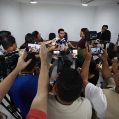 Coletiva da Sezel sobre a operação da Polícia Federal realizada na tarde desta quinta-feira (16).