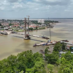 Cerimônia será a partir das 9h e marca a entrega oficial da ponte estaiada.
