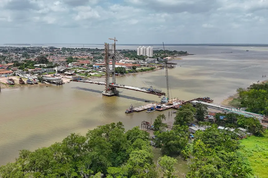 Cerimônia será a partir das 9h e marca a entrega oficial da ponte estaiada.