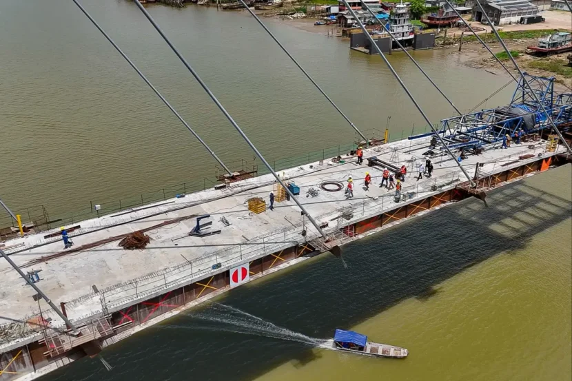 A ponte será entergue neste sábado