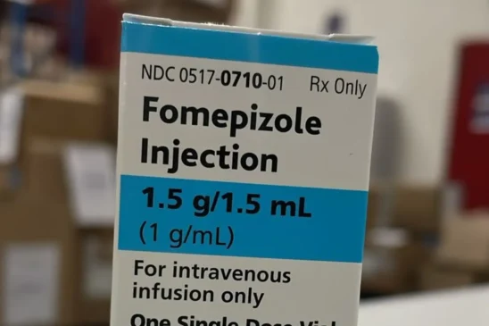Sespa recebe medicamento fomepizol, usado em casos de intoxicação por metanol