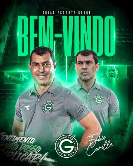 Carille é o novo técnico do Goiás para reta final da Série B