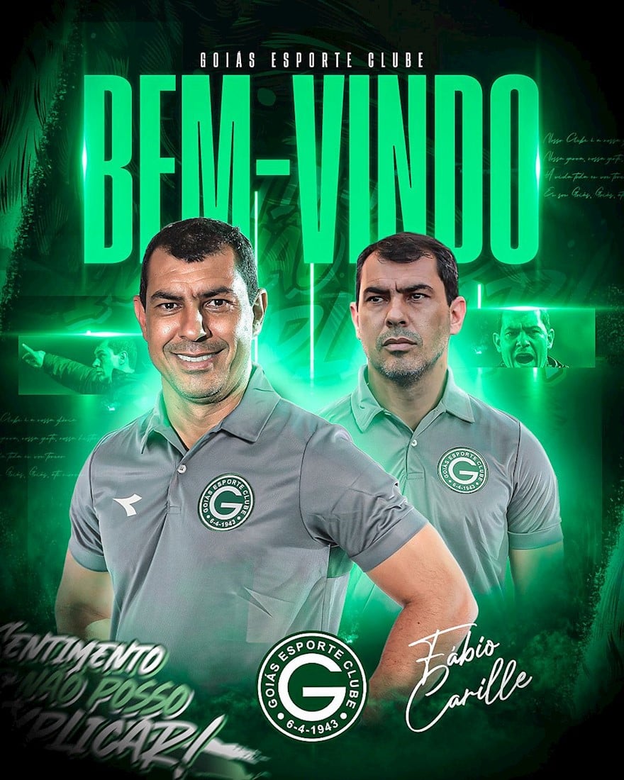 Carille é o novo técnico do Goiás para reta final da Série B
