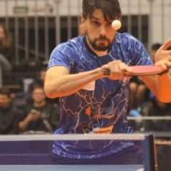 Rodrigo Pimpão troca os gramados pelas mesas e sonha com carreira no tênis de mesa