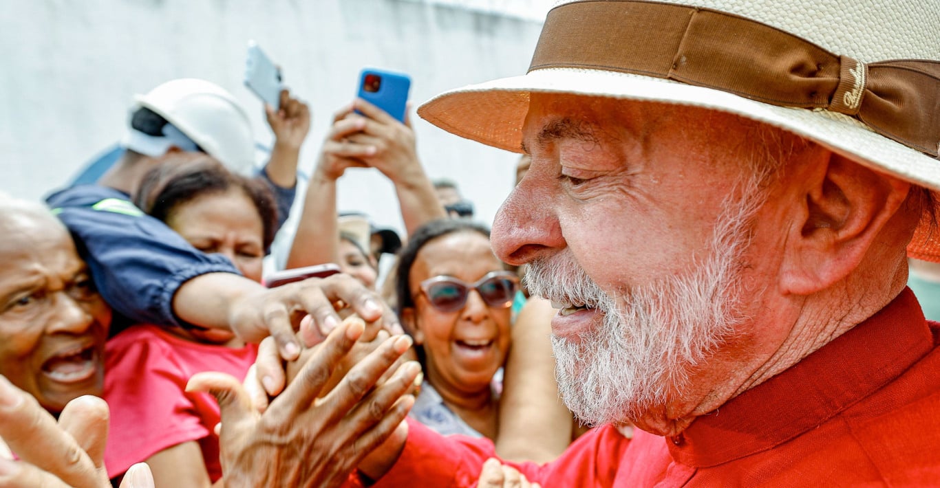 O presidente Luiz Inácio Lula da Silva precisou trocar de aeronave antes de decolar de Belém com destino a Breves, no arquipélago do Marajó. Foto: Ricardo Stuckert