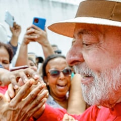 O presidente Luiz Inácio Lula da Silva precisou trocar de aeronave antes de decolar de Belém com destino a Breves, no arquipélago do Marajó. Foto: Ricardo Stuckert