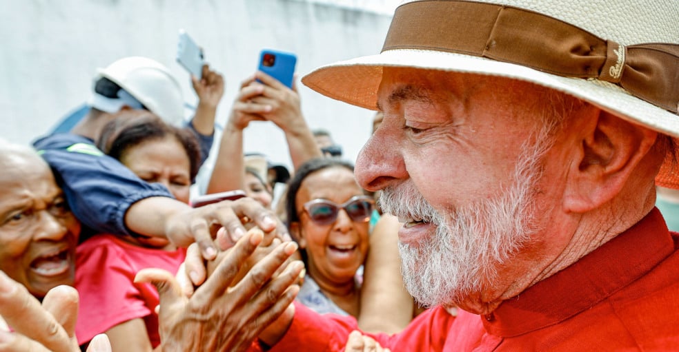 O presidente Luiz Inácio Lula da Silva precisou trocar de aeronave antes de decolar de Belém com destino a Breves, no arquipélago do Marajó. Foto: Ricardo Stuckert