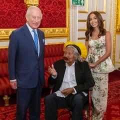 Fotos do encontro de Anitta com o Rei Charles III e o Cacique Raoni - Foto: Ian Jones