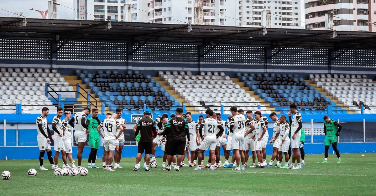 Sem banco, Papão se arrasta e não mantém a mesma pegada durante os jogos - Foto: Matheus Vieira/PSC