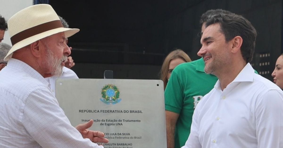 Celso Sabino e Lula. Foto: Divulgação