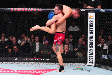 UFC Vancouver: Brendan Allen nocauteia Reinier de Ridder e consolida nome entre os melhores do peso-médio