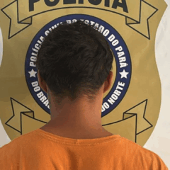 Policiais civis de Tucumã durante a operação que resultou na prisão do suspeito de homicídio.