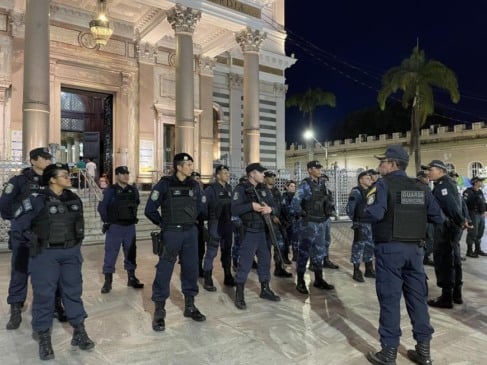 As equipes de segurança estarão presentes em pontos de observação instalados ao longo dos trajetos dos cortejos.