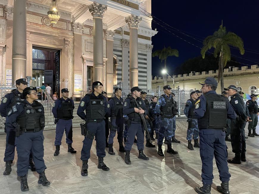 As equipes de segurança estarão presentes em pontos de observação instalados ao longo dos trajetos dos cortejos.