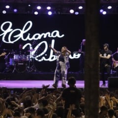 A atração da noite foi a cantora Eliana Ribeiro, um dos nomes mais conhecidos da música católica no Brasil.