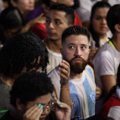 Torcedor do Paysandu na procissão. Foto: Paysandu