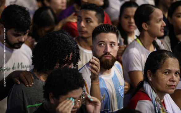 Torcedor do Paysandu na procissão. Foto: Paysandu