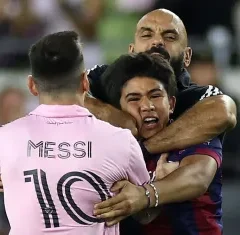 Segurança do argentino em ação na MLS