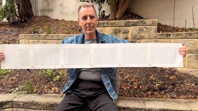Homem cria nome mais longo do mundo (Foto: Reprodução/Guiness)