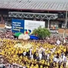 CÍRIO 2025: Berlinda de Nossa Senhora recebe homenagens nas Docas; veja