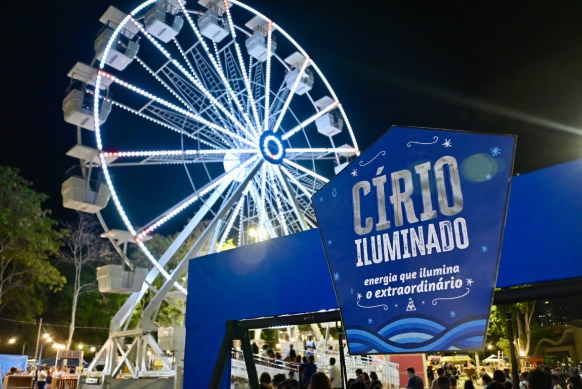 Círio Iluminado começa hoje com 65 shows na praça Waldemar Henrique