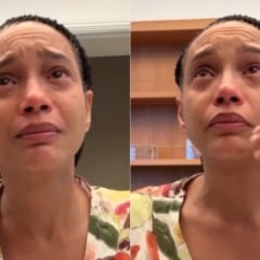 Chorando, ela contou que se identificou com a personagem e a importância dela em sua carreira. Foto: Reprodução / Instagram