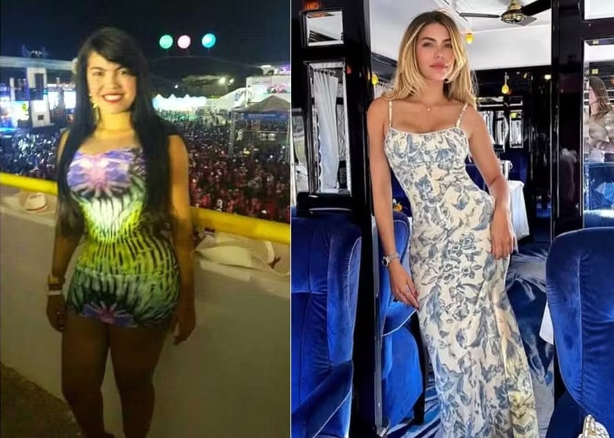 Day Magalhães: antes e depois. Foto: Reprodução / Redes Sociais
