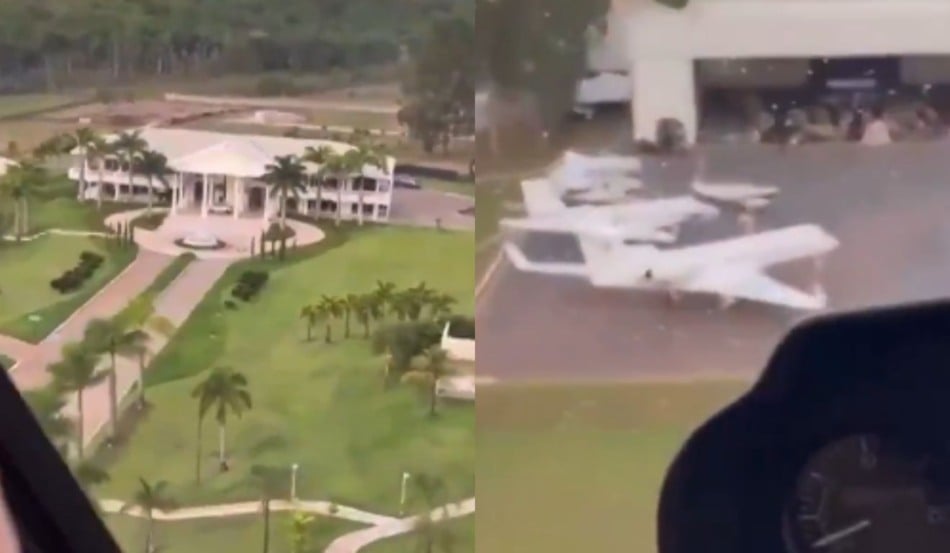 Imagens aéreas impressionam fãs. Foto: Reprodução