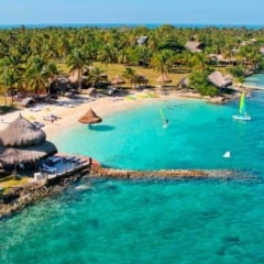 Hotel Punta Faro na Ilha Mucura. Foto: Divulgação