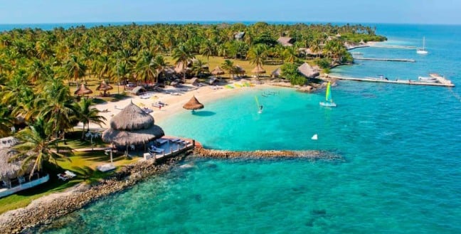 Hotel Punta Faro na Ilha Mucura. Foto: Divulgação